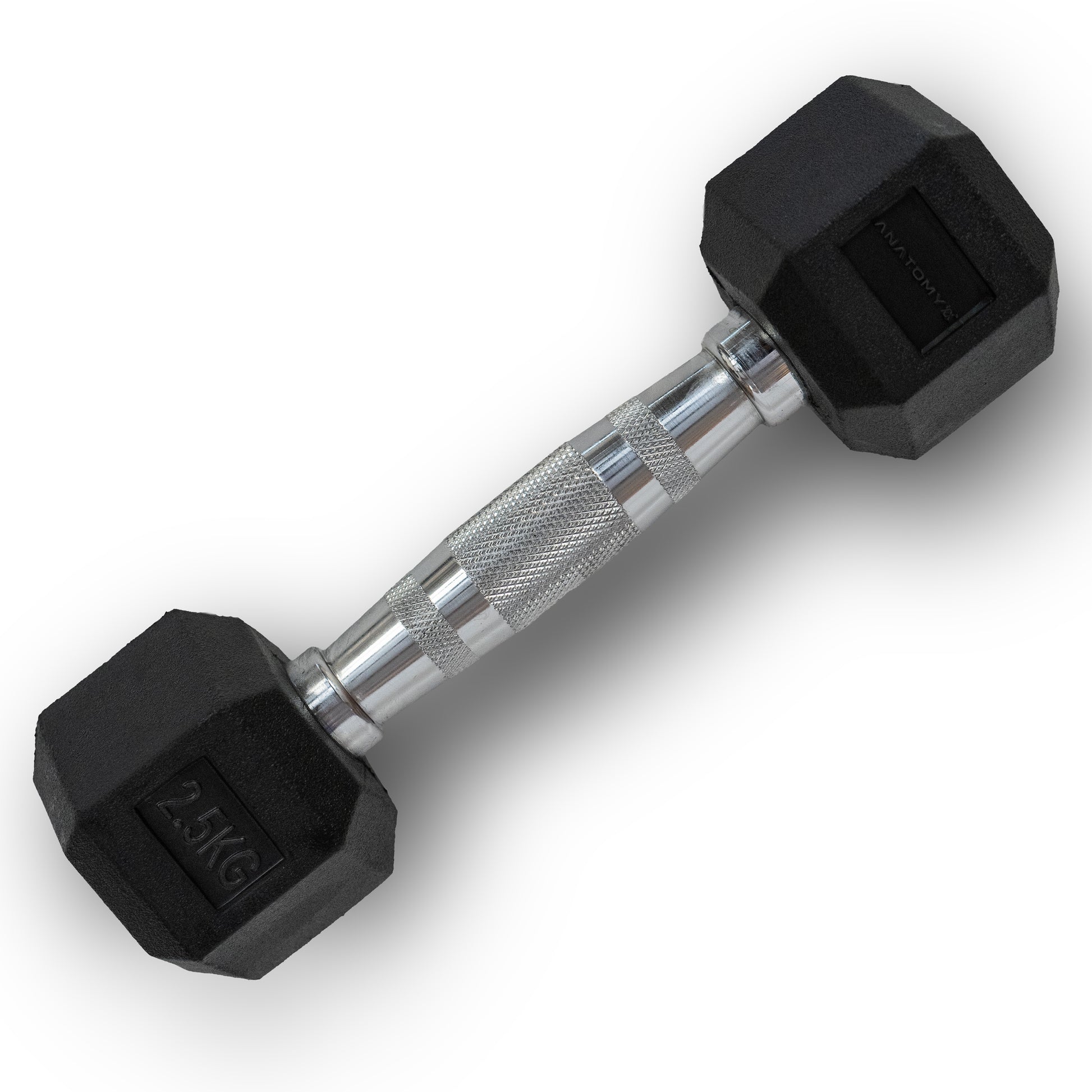 Anatomy Hex rubber coated dumbbell