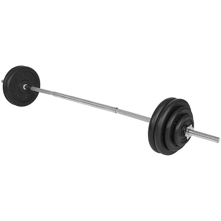 TA Sport Black Barbell and Dumbbell Set with Carry Case | 50 Kg