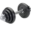 TA Sport Black Barbell and Dumbbell Set with Carry Case | 50 Kg