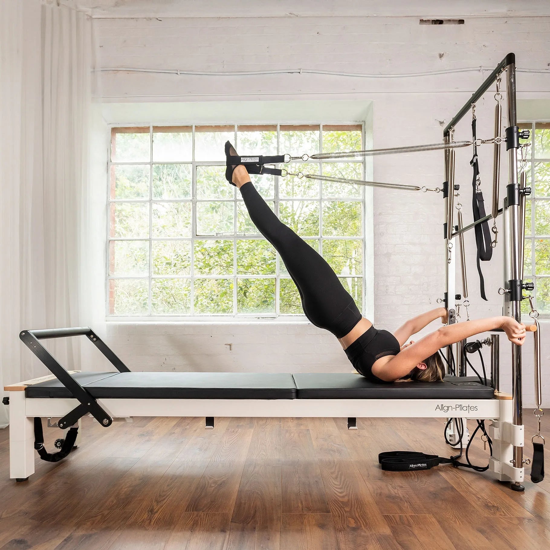 Align-Pilates C8-S Pro Pilates Reformer with Half Cadillac