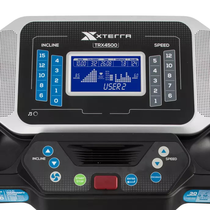 Xterra Fitness Home Use Treadmill TRX4500