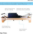 Align-Pilates M8-Pro Maple Wood Pilates with Half Cadillac Reformer Bundle