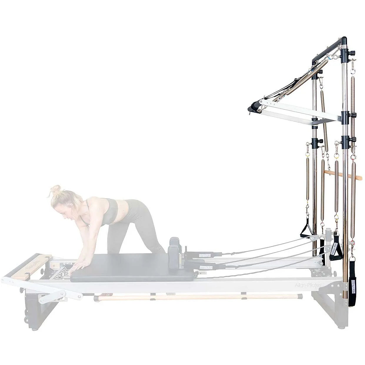 Align-Pilates M8-Pro Maple Wood Pilates with Half Cadillac Reformer Bundle