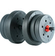 Axox Fitness 40 Kg Vinyl 2 in 1 Weight Set