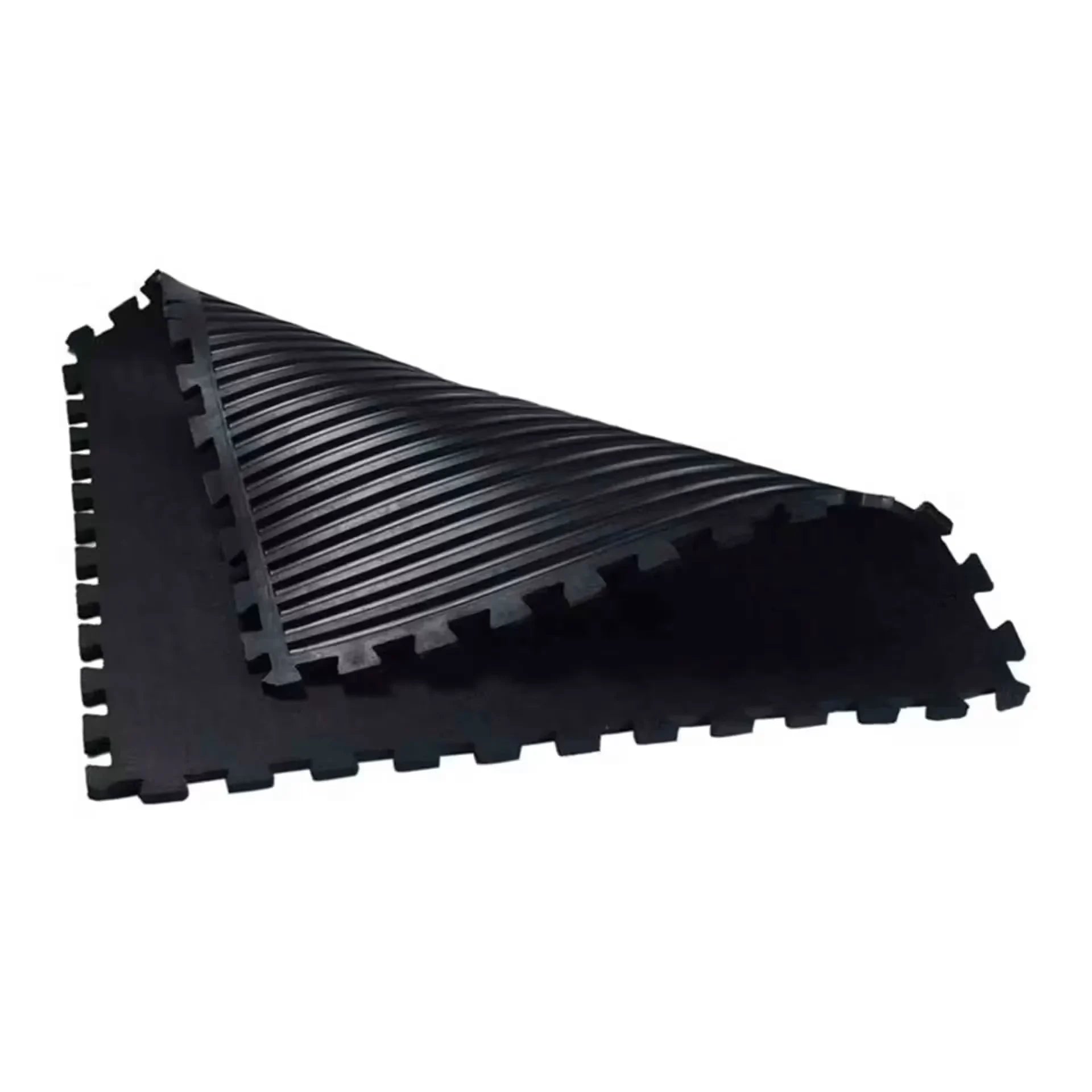 Rubber Interlocking Mat, 100x100x16mm, 1 Piece