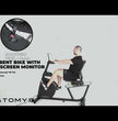 Anatomy Recumbent Bike Touch screen monitor